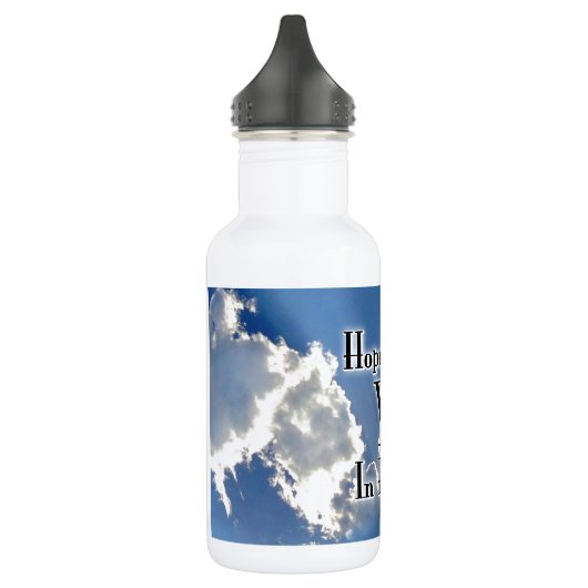 Ich hoffe, dich im Himmel zu sehen! Trinkflasche (Links)