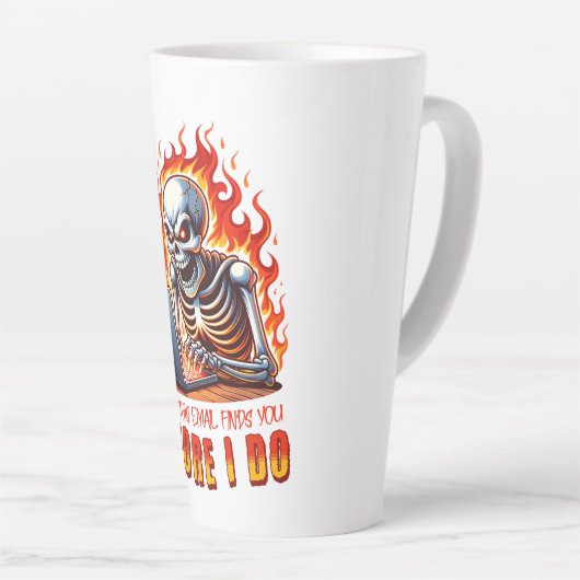 Ich hoffe, diese E-Mail findet Sie, bevor ich Milchtasse (Rechte Ecke)