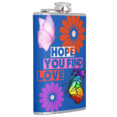 Ich hoffe, du findest Liebe Flachmann (Rechts)