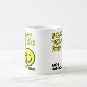 Ich hoffe, du gehst viel lustig umarmen kaffeetasse (Mittel)