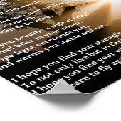 "Ich hoffe, du heilst" Poster (Ecke)