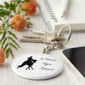 Ich hoffe, du tanzst Dressurpferde Schlüsselanhänger (Seite)