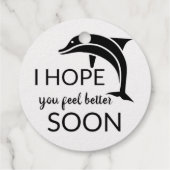 Ich hoffe, es geht dir bald besser geschenkanhänger (Rückseite)