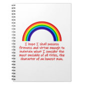 Ich hoffe, ich werde es schaffen notizblock (Vorderseite)