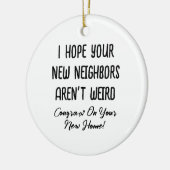 Ich hoffe, Ihre neuen Nachbarn sind kein komisches Keramik Ornament (Links)