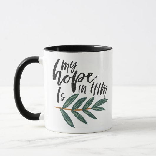 Ich hoffe, in seiner Tasse (Links)