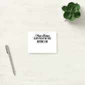 Ich hoffe, Karma holt dich vor mir ins Gesicht Post-it Klebezettel (Büro)