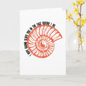 Ich hoffe, Karma schlägt dir ins Gesicht. Karte (Gelbe Blume)