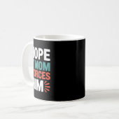 Ich hoffe, meine Mutter lässt sich von ihm scheide Kaffeetasse (Vorderseite Links)