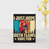 Ich hoffe nur, dass beide Mannschaften Spaß haben  Karte (Gelbe Blume)