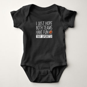 Ich hoffe nur, dass beide Teams Spaß haben - Yay Baby Strampler