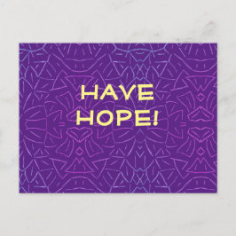 Ich hoffe! postkarte