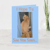 Ich hoffe, Sie bald zu sehen... Karte (Vorderseite)