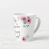 Ich hoffe, Sie kennen Watercolor Floral Freundscha Milchtasse (Rechte Ecke)