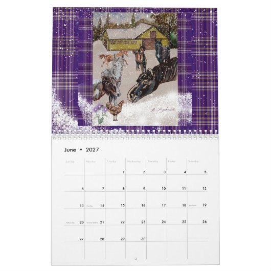 Ich hoffe, Sie Liebe Winterkalender Kalender (Jun 2027)
