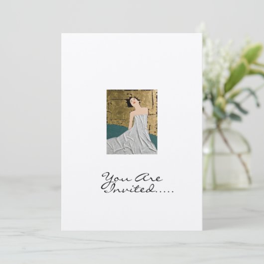 Ich hoffe Sie Tanz Einladung (Stehend Vorderseite)