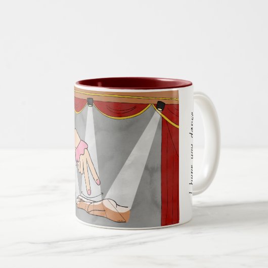 Ich hoffe, Sie tanzen ASL Tasse (VorderseiteRechts)