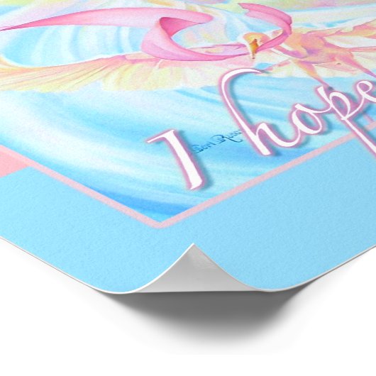 Ich hoffe, Sie tanzen Print (11 x 14) Poster (Ecke)