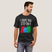 Ich hoffe, Sie treten auf ein Gebäude Blockspielze T-Shirt (Vorne ganz)