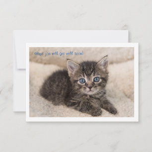 Ich hoffe, Sie werden bald wieder gesund! Karte