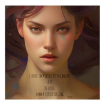 Ich hoffe, spät in der Liebe zu meinem Tod zu komm