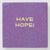 Ich hoffe! steinuntersetzer (Vorderseite)