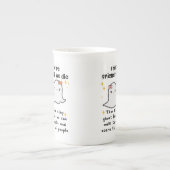 Ich hoffe, wir sind Freunde, bis wir das Beste Fre Porzellantasse (Vorderseite)