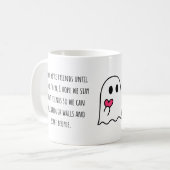 Ich hoffe, wir sind Freunde, bis wir Freundschaft  Kaffeetasse (Vorderseite Links)