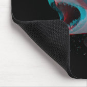 Ich höre 3D-Haie Mousepad (Ecke)