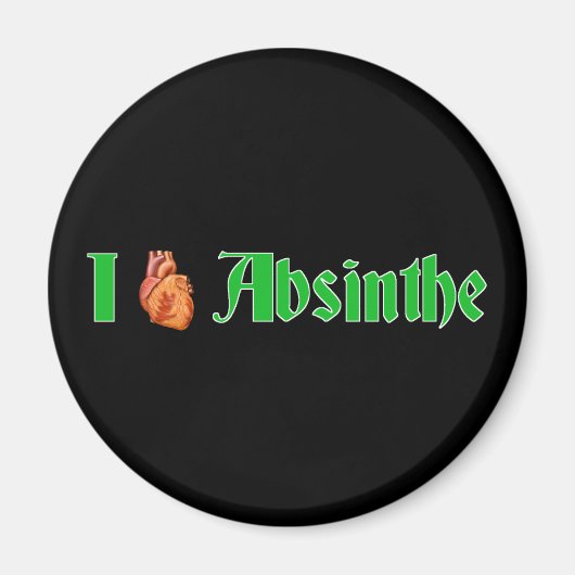 Ich höre Absinthe Magnet (Vorne)
