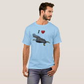 Ich höre Adlerfliegen-Adler-Shirt T-Shirt (Vorne ganz)