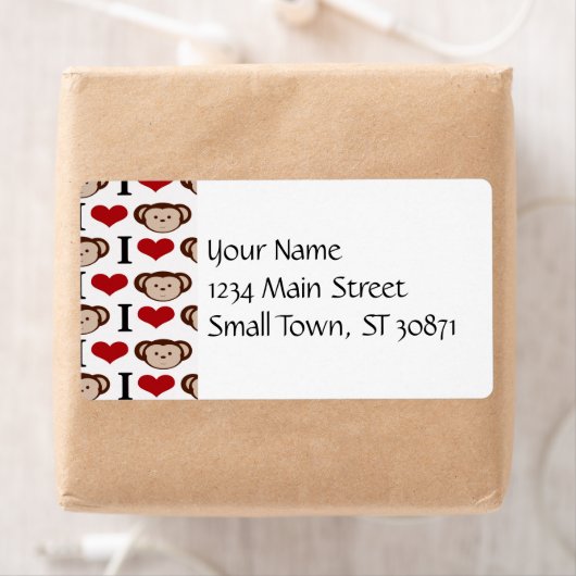 Ich höre Affen I Liebe Affen Valentine Geschenk (Insitu)