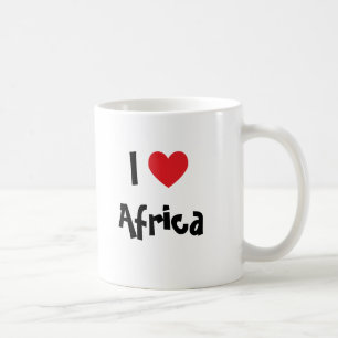 Ich höre Afrika Kaffeetasse