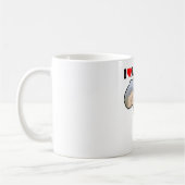 Ich höre Afrika Karte Afrika Wildlife Elephant Soc Kaffeetasse (Links)