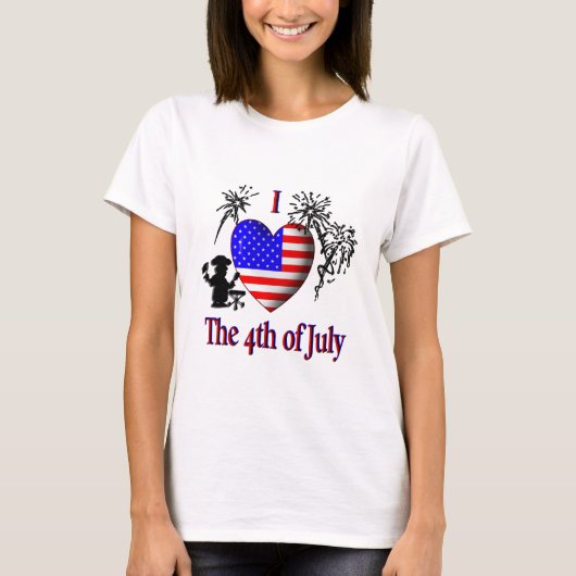 Ich höre am 4. Juli T-Shirt (Vorderseite)