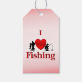 Ich höre Angeln Geschenkanhänger (Vorderseite)