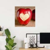 Ich höre Äpfel Poster (Heimbüro)