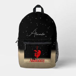 Ich höre Astronomie Bedruckter Rucksack