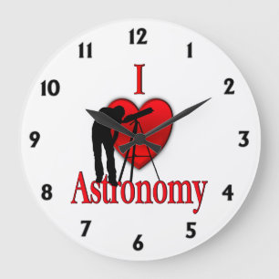 Ich höre Astronomie Große Wanduhr