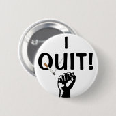 Ich höre auf! Rauchen Button (Vorne & Hinten)