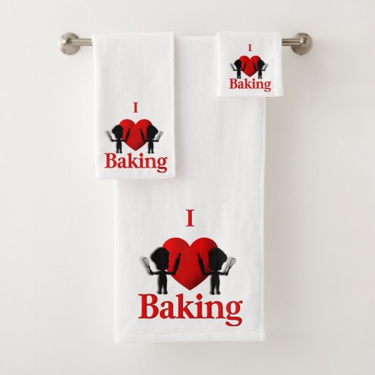 Ich höre Bäcker backen Badhandtuch Set (Insitu)