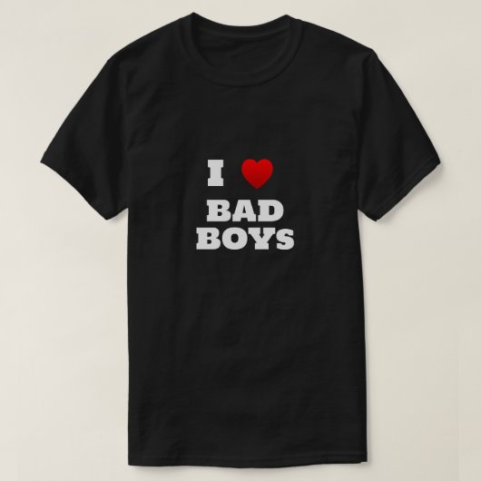 Ich höre Bad Boys T - Shirt (Design vorne)