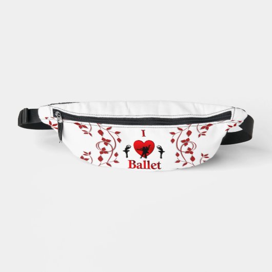 Ich höre Ballet Bauchtasche (Vorderseite)