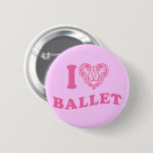 Ich höre Ballet Button (Vorne & Hinten)