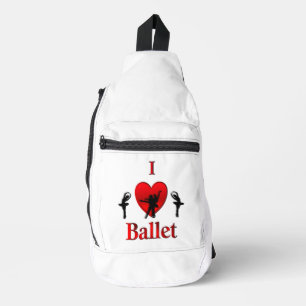 Ich höre Ballet Crossbody Bag