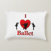 Ich höre Ballet Dekokissen (Rückseite)