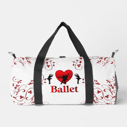 Ich höre Ballet Duffle Bag (Vorderseite)