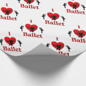 Ich höre Ballet Geschenkpapier (Ecke)
