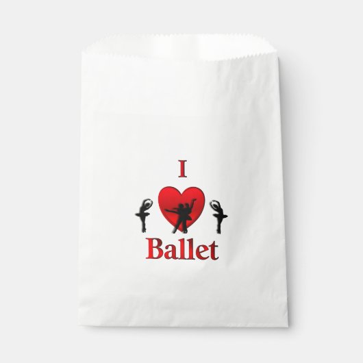 Ich höre Ballet Geschenktütchen (Vorderseite)