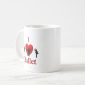 Ich höre Ballet Kaffeetasse (Vorderseite Links)